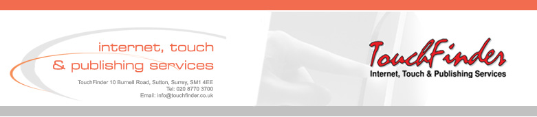 TouchFinder: Internet, Touch & Publishing Services